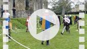 FZ012927 Final knights team fight at Glastonbury Abbey.mp4